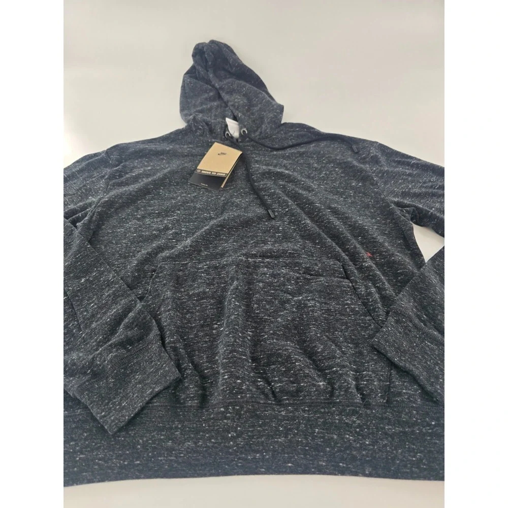 Nike‎ Womens Gym Vintage Pullover Hoodie New Size S Small Black Loose Fit